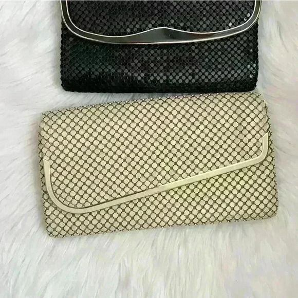 Vintage Enamel Pailette Metal Clutch Purses Bundle of 2 - Picture 2 of 16